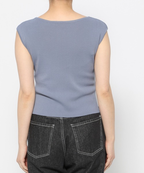 mysty woman（ミスティウーマン）の「マルチWAYビスチェセットプルオーバー　113916（Tシャツ/カットソー・レディース・アイボリー/ブラック/ブルー系その他・FREE）」の22枚目の写真