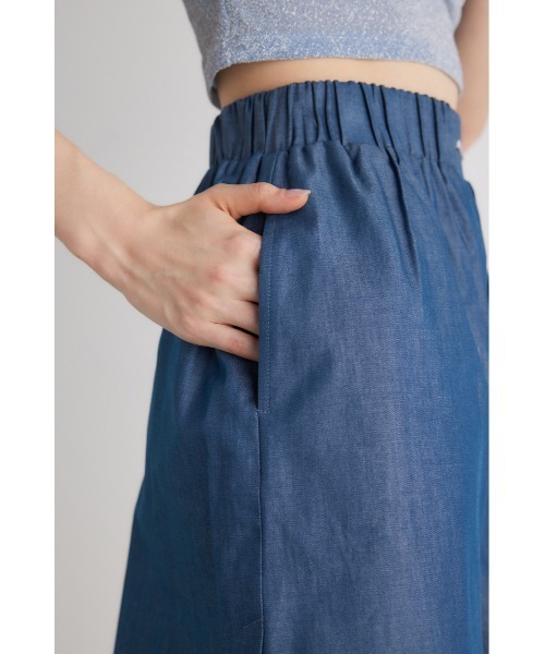 rienda(リエンダ)の「サイドスリットショートパンツ(その他パンツ・レディース・ブルー/ブラック系その他/ホワイト系その他・MEDIUM/SMALL)」の14枚目の写真