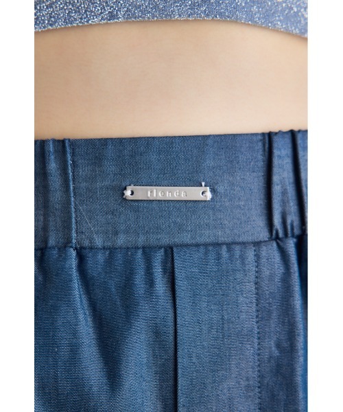 rienda(リエンダ)の「サイドスリットショートパンツ(その他パンツ・レディース・ブルー/ブラック系その他/ホワイト系その他・MEDIUM/SMALL)」の15枚目の写真