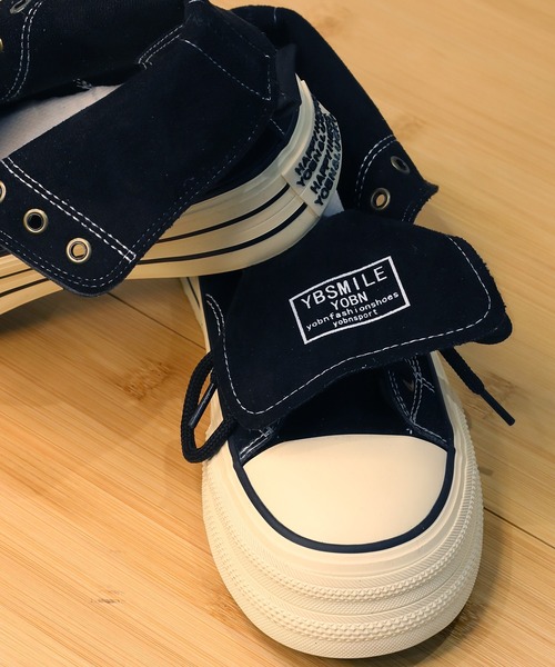shoes365(シューズスリーシックスファイヴ)の「【shoes365】2WAYハイカットキャンバスシューズ(スニーカー・レディース・ベージュ/ブラック/ブラウン・22.5cm/23.5cm/24.5cm/23.0cm/24.0cm/25.0cm)」の5枚目の写真