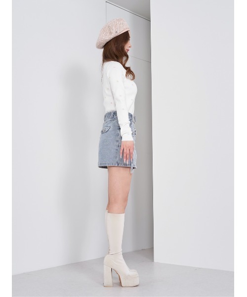 ダーリッチ　ファンシーヤーンニットトップス ファンシーヤーンニットトップス – Darich