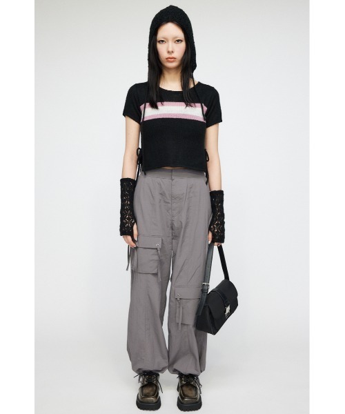 パンツ LAGUAGEM SIDE RIBBON LOOSE パンツ LAGUAGEM SIDE RIBBON LOOSE パンツ LAGUAGEM SIDE