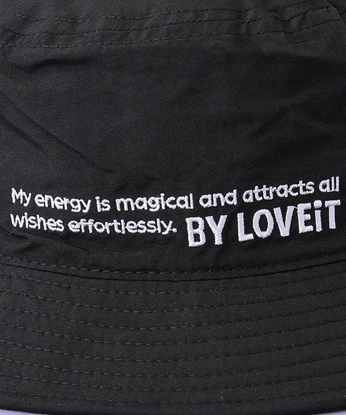 by LOVEiT（バイラビット）の「バケットハット（ハット・キッズ・ブラック/オフホワイト・M/L）」の5枚目の写真