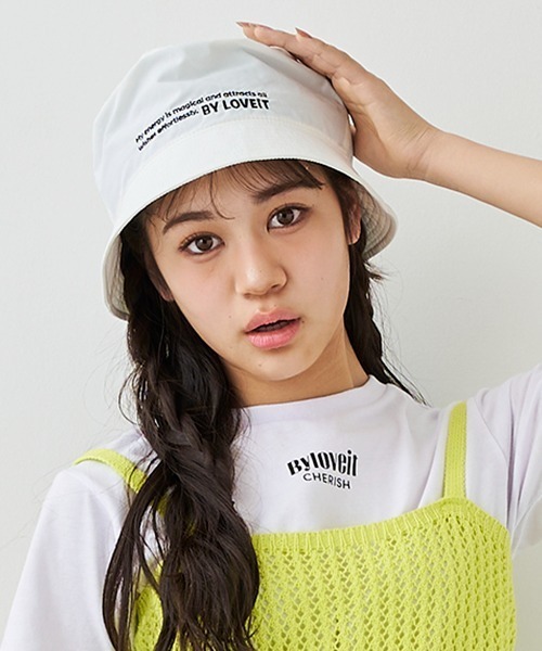 by LOVEiT（バイラビット）の「バケットハット（ハット・キッズ・ブラック/オフホワイト・M/L）」の9枚目の写真