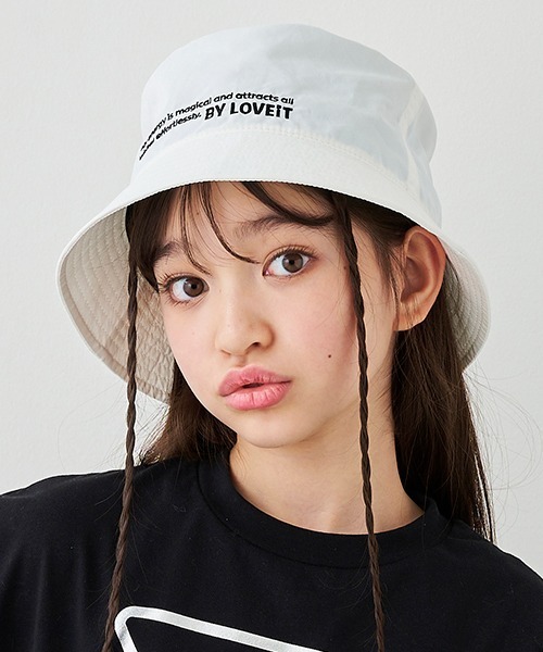 by LOVEiT（バイラビット）の「バケットハット（ハット・キッズ・ブラック/オフホワイト・M/L）」の12枚目の写真