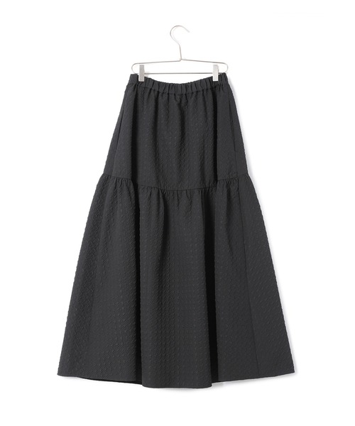 ROPE' PICNIC（ロペピクニック）の「ふくれジャガードスカート（スカート・レディース・ブラック/カーキ/ホワイト系その他・38）」の6枚目の写真