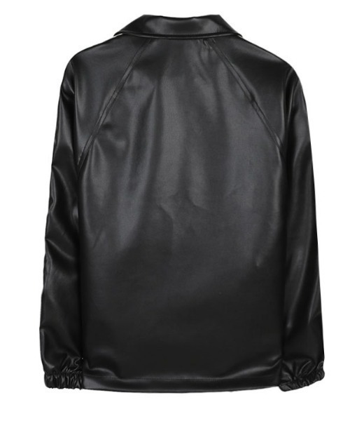 ASCLO（エジュクロ）の「ASCLO  Piping Line Varsity Leather Jacket（ブルゾン・メンズ・ブラック・FREE）」の12枚目の写真