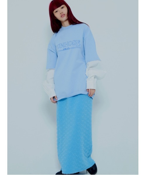 AMAIL（アマイル）の「Sandwich genderless cloth（Tシャツ/カットソー・レディース・ブラック/ブルー/イエロー・FREE）」の13枚目の写真