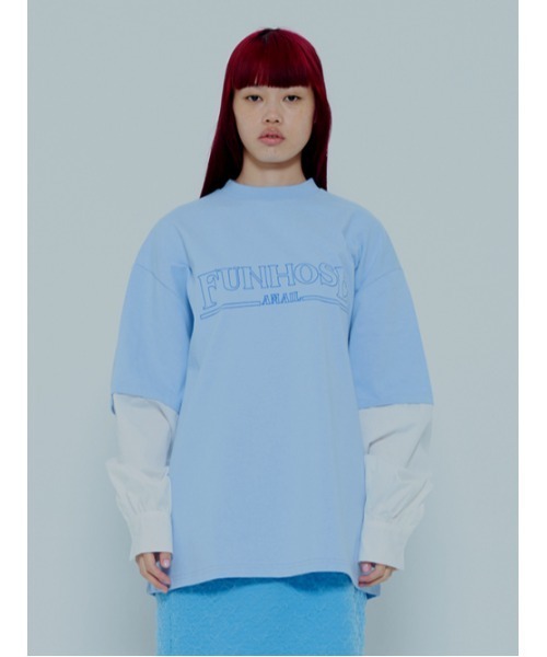 AMAIL（アマイル）の「Sandwich genderless cloth（Tシャツ/カットソー・レディース・ブラック/ブルー/イエロー・FREE）」の15枚目の写真