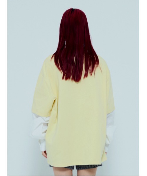 AMAIL（アマイル）の「Sandwich genderless cloth（Tシャツ/カットソー・レディース・ブラック/ブルー/イエロー・FREE）」の10枚目の写真