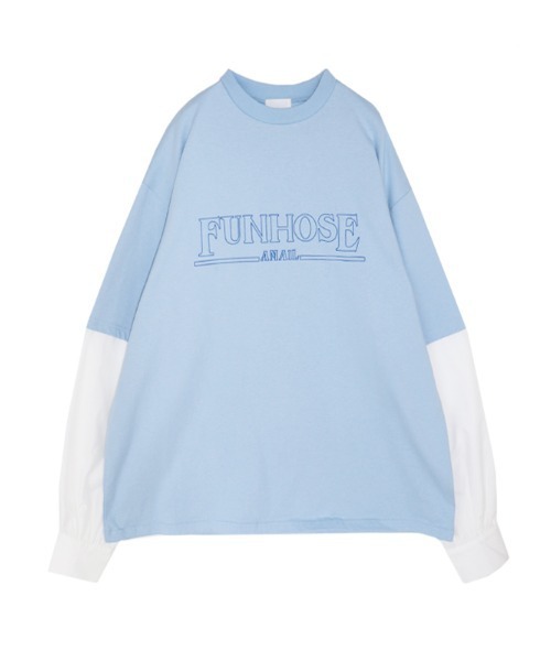 AMAIL（アマイル）の「Sandwich genderless cloth（Tシャツ/カットソー・レディース・ブラック/ブルー/イエロー・FREE）」の18枚目の写真