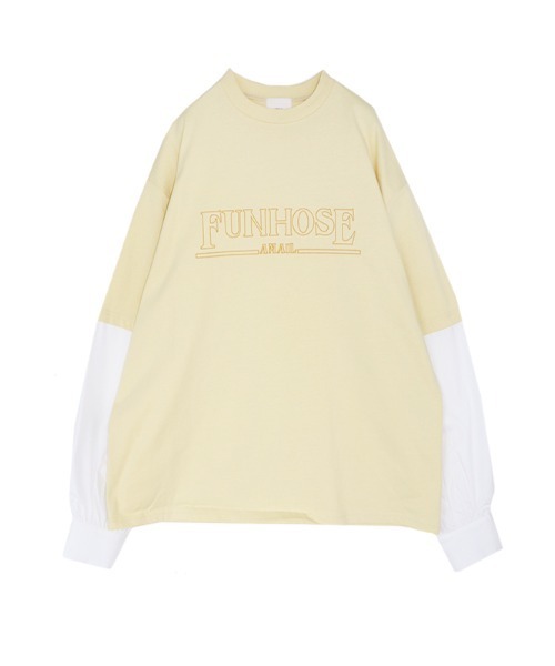 AMAIL（アマイル）の「Sandwich genderless cloth（Tシャツ/カットソー・レディース・ブラック/ブルー/イエロー・FREE）」の19枚目の写真