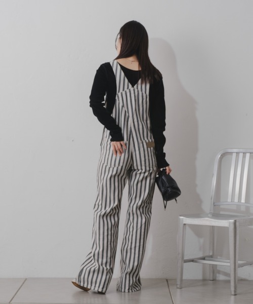 Wrangler(ラングラー)の「【2024SS/S.Mサイズ】Wrangler FLARE OVERALL(サロペット/オーバーオール・レディース・ブルー/ブラック・S/M)」の15枚目の写真