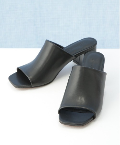 NANO universe（ナノユニバース）の「チャンキーヒールサンダル（サンダル・レディース・ブルー/ブラック/ベージュ・36/37/38）」の6枚目の写真