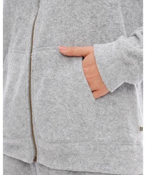 【美品】billabong*surf*裏表パイル地パーカー⭐︎グレー⭐︎レディースM セール】BILLABONG レディース 【CHILLWEAR】 PILE ZIP PARKA