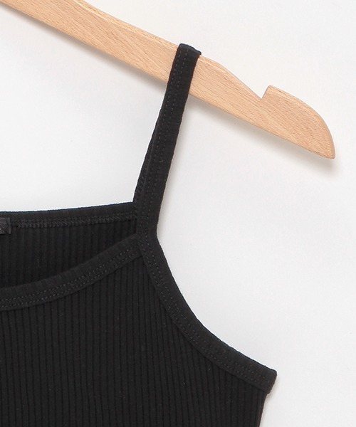 by LOVEiT（バイラビット）の「裾フリルキャミソール（キャミソール・キッズ・ブラック/オフホワイト・120cm/130cm/140cm/150cm/160cm）」の6枚目の写真