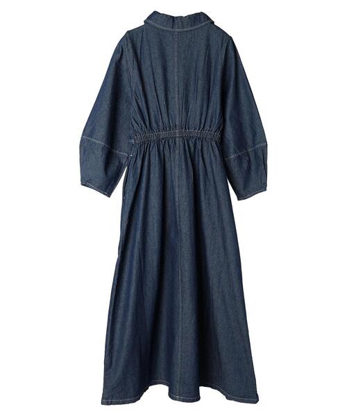 ELENCARE DUE（エレンカーレデュエ）の「・ELENCARE　DUE　デニムハーフZIPワンピース（ワンピース・レディース・ブラック/インディゴブルー・FREE）」の19枚目の写真