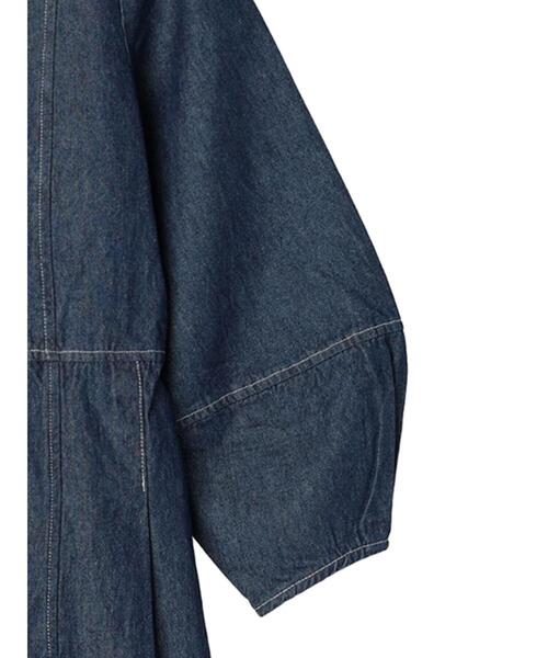 ELENCARE DUE（エレンカーレデュエ）の「・ELENCARE　DUE　デニムハーフZIPワンピース（ワンピース・レディース・ブラック/インディゴブルー・FREE）」の21枚目の写真