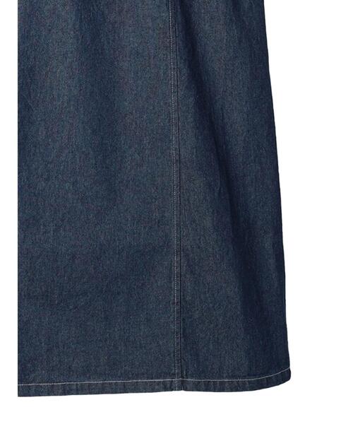 ELENCARE DUE（エレンカーレデュエ）の「・ELENCARE　DUE　デニムハーフZIPワンピース（ワンピース・レディース・ブラック/インディゴブルー・FREE）」の22枚目の写真