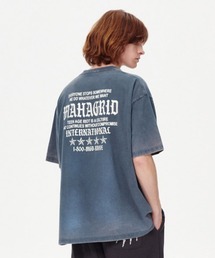 『mahagrid/マハグリッド』 WASHED INTERNATIONAL TEE/ウォッシュド Tシャツ