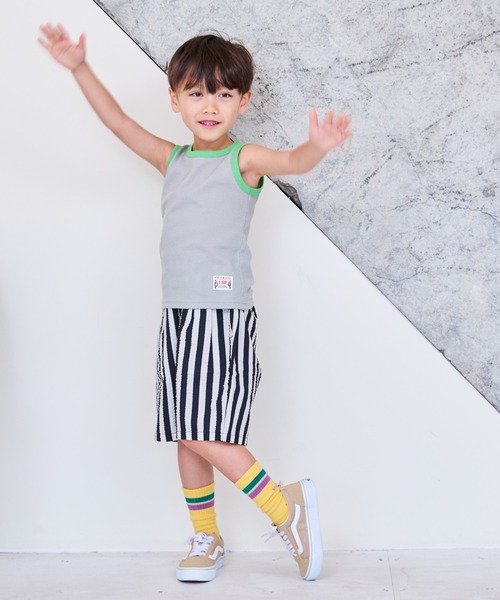 Life Support Products（ライフサポートプロダクツ）の「【吸水速乾】サーマルメッシュムジタンクトップ（80～130cm）（タンクトップ・キッズ・オレンジ/オフホワイト/グレー/チャコール・80/110/100/95/90/130/120）」の9枚目の写真