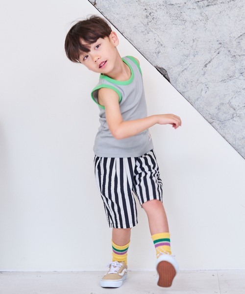 Life Support Products（ライフサポートプロダクツ）の「【吸水速乾】サーマルメッシュムジタンクトップ（80～130cm）（タンクトップ・キッズ・オレンジ/オフホワイト/グレー/チャコール・80/110/100/95/90/130/120）」の10枚目の写真