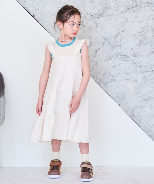 Life Support Products（ライフサポートプロダクツ）の「【吸水速乾】サーマルメッシュムジタンクトップ（80～130cm）（タンクトップ・キッズ・オレンジ/オフホワイト/グレー/チャコール・80/110/100/95/90/130/120）」の14枚目の写真