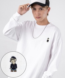 SIDEWAY STANCE | 【SIDEWAY STANCE】オリジナル アニマル ワンポイント刺繍 ロンT(Tシャツ/カットソー)