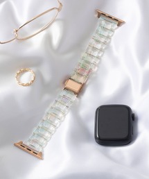 アクリル製 Apple Watch バンド スマートウォッチバンド【38/40/41/42/44/45/49mm対応】