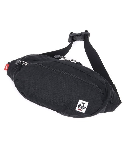 CHUMS(チャムス)の「CHUMS/チャムス ウエストポーチ RECYCLE SMALL OVAL WAIST PACK リサイクルスモールオーバルウエストパック CH60-3688(ボディバッグ/ウエストポーチ・メンズ・ネイビー/ホワイト系その他/ブラック・FREE)」の3枚目の写真