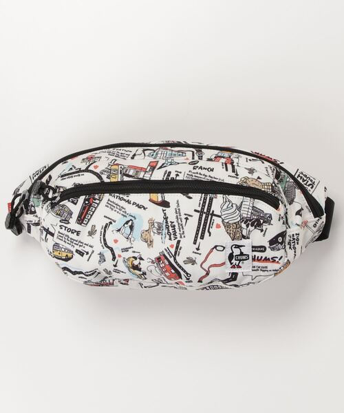 CHUMS(チャムス)の「CHUMS/チャムス ウエストポーチ RECYCLE SMALL OVAL WAIST PACK リサイクルスモールオーバルウエストパック CH60-3688(ボディバッグ/ウエストポーチ・メンズ・ネイビー/ホワイト系その他/ブラック・FREE)」の19枚目の写真