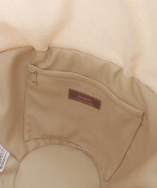 notch.（ノッチ）の「COOCO クーコ スパンコールかごバッグ（かごバッグ・レディース・ブラック/ゴールド・ONESIZE）」の18枚目の写真