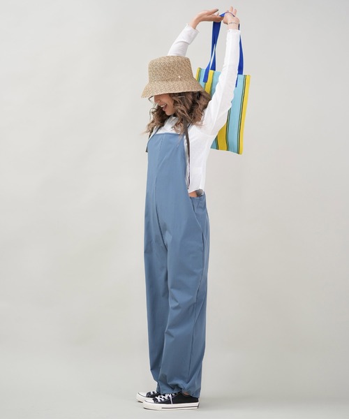 セール】キレイめバッククロス/キャミサロペット/水陸両用/着るUVケア