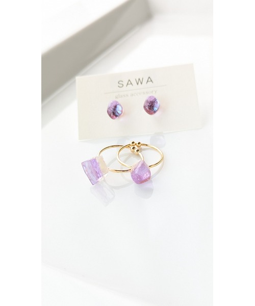 tone(トーン)の「【sawa】1粒リング(MA)(リング・レディース・ブルー/ターコイズブルー/ラベンダー/スカイブルー・FREE)」の12枚目の写真