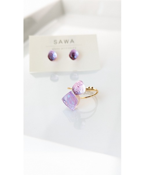 tone(トーン)の「【sawa】1粒リング(MA)(リング・レディース・ブルー/ターコイズブルー/ラベンダー/スカイブルー・FREE)」の13枚目の写真