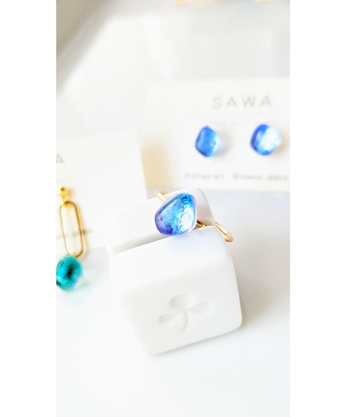 tone(トーン)の「【sawa】1粒リング(MA)(リング・レディース・ブルー/ターコイズブルー/ラベンダー/スカイブルー・FREE)」の18枚目の写真