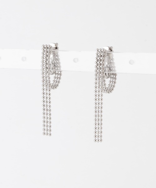 KBF（ケイビーエフ）の「ボールチェーンイヤリング（イヤリング・レディース・シルバー/ゴールド・ONE）」の9枚目の写真