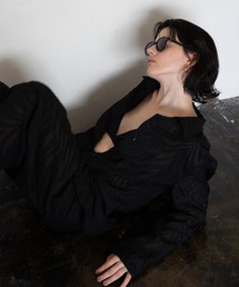 シアージャカードシャツ≪洗濯機で洗える≫