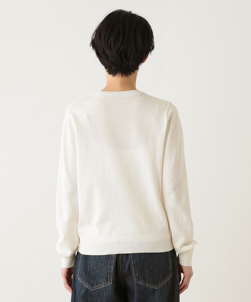 Afternoon Tea（アフタヌーンティー）の「UVニットカーディガン（カーディガン/ボレロ・レディース・オフホワイト/ライトブルー/グリーン/ネイビー/パープル・MEDIUM/LARGE）」の6枚目の写真