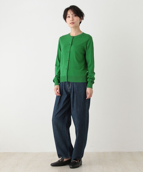 Afternoon Tea（アフタヌーンティー）の「UVニットカーディガン（カーディガン/ボレロ・レディース・オフホワイト/ライトブルー/グリーン/ネイビー/パープル・MEDIUM/LARGE）」の11枚目の写真