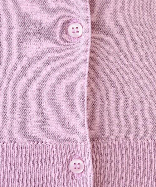 Afternoon Tea（アフタヌーンティー）の「UVニットカーディガン（カーディガン/ボレロ・レディース・オフホワイト/ライトブルー/グリーン/ネイビー/パープル・MEDIUM/LARGE）」の14枚目の写真