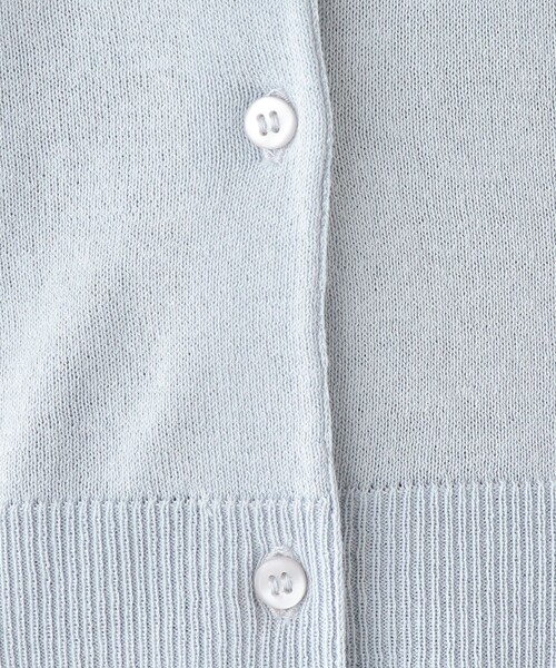 Afternoon Tea（アフタヌーンティー）の「UVニットカーディガン（カーディガン/ボレロ・レディース・オフホワイト/ライトブルー/グリーン/ネイビー/パープル・MEDIUM/LARGE）」の16枚目の写真