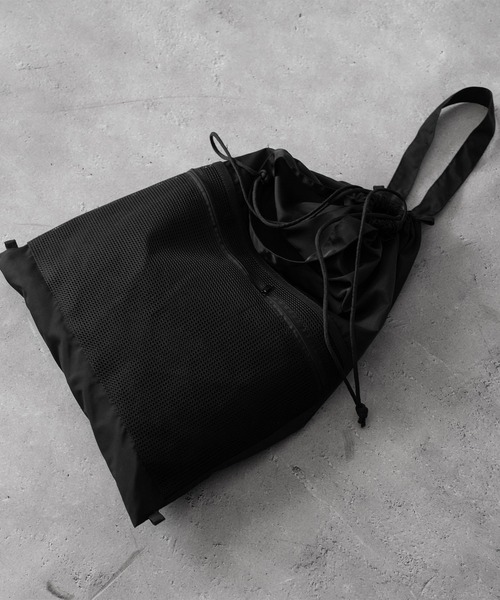 RUUBON（ルーボン）の「【RUUBON】3way carabiner knapsack / スリーウェイカラビナナップサック（バックパック/リュック・メンズ・ブラック・FREE）」の18枚目の写真