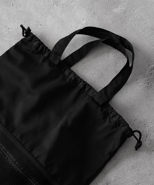 RUUBON（ルーボン）の「【RUUBON】3way carabiner knapsack / スリーウェイカラビナナップサック（バックパック/リュック・メンズ・ブラック・FREE）」の19枚目の写真