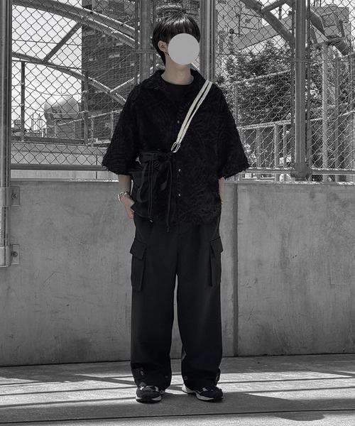 RUUBON（ルーボン）の「【RUUBON】3way carabiner knapsack / スリーウェイカラビナナップサック（バックパック/リュック・メンズ・ブラック・FREE）」の21枚目の写真