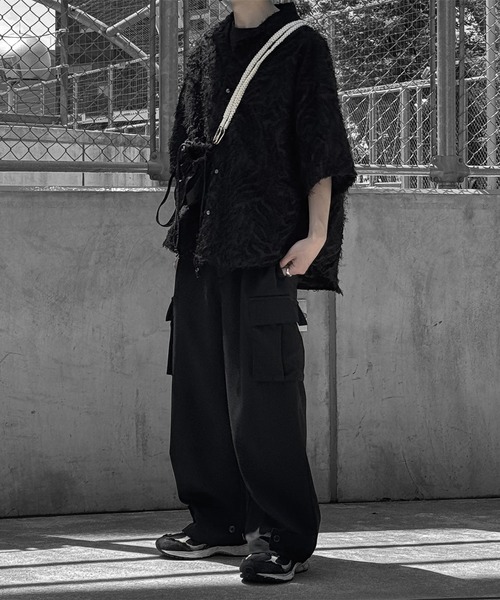 RUUBON（ルーボン）の「【RUUBON】3way carabiner knapsack / スリーウェイカラビナナップサック（バックパック/リュック・メンズ・ブラック・FREE）」の3枚目の写真