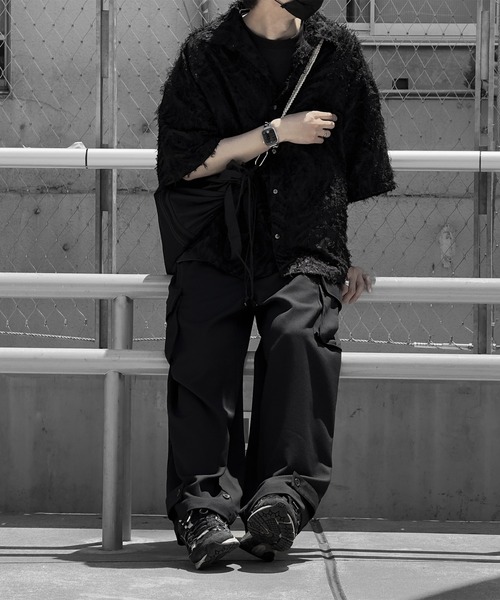 RUUBON（ルーボン）の「【RUUBON】3way carabiner knapsack / スリーウェイカラビナナップサック（バックパック/リュック・メンズ・ブラック・FREE）」の4枚目の写真