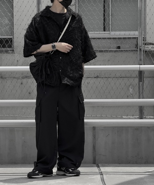 RUUBON（ルーボン）の「【RUUBON】3way carabiner knapsack / スリーウェイカラビナナップサック（バックパック/リュック・メンズ・ブラック・FREE）」の7枚目の写真