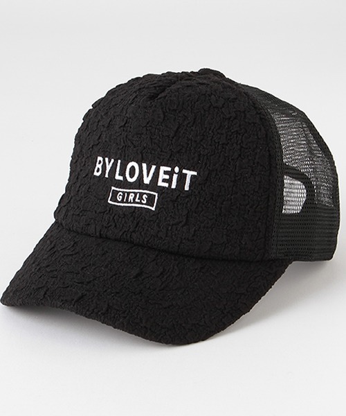 by LOVEiT(バイラビット)の「ふくれジャガードメッシュキャップ(キャップ・キッズ・オフホワイト/ブラック/ラベンダー・M/L)」の7枚目の写真