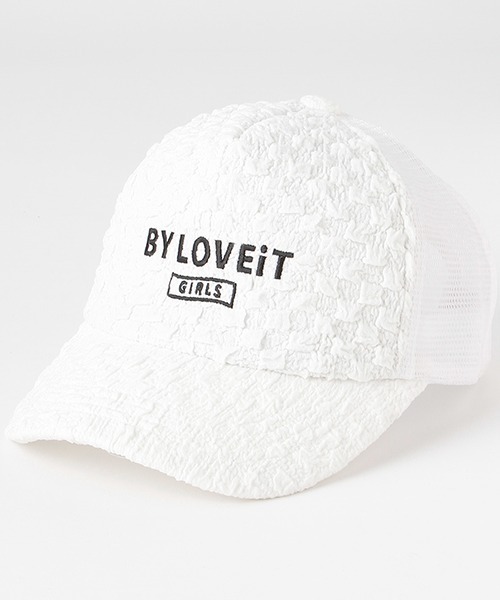 by LOVEiT(バイラビット)の「ふくれジャガードメッシュキャップ(キャップ・キッズ・オフホワイト/ブラック/ラベンダー・M/L)」の13枚目の写真